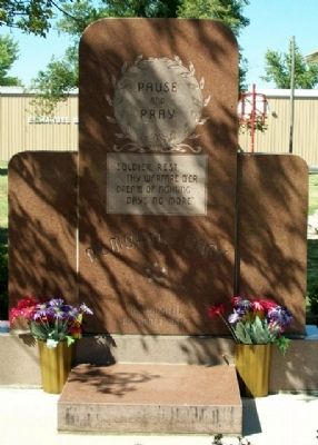 Webb City Veterans Memorial [back] image. Click for full size.