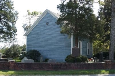 Rear view, Blackwater Presbyterian Church and Marker. Click for full size. Rear view, Blackwater Presbyterian Church and Marker image. Click for full size.
