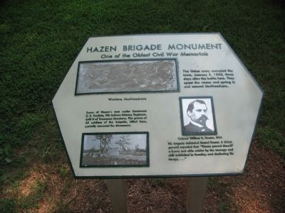 Hazen Brigade Monument Marker image. Click for full size.