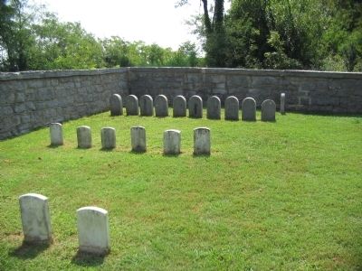 Headstones Around the Monument image. Click for full size.