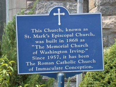 St. Mark�s Episcopal Church Marker image. Click for full size.