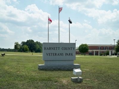 Harnett County Veterans Memorial Marker image. Click for full size.