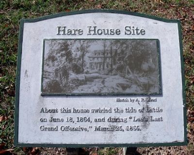 Hare House Site Marker image. Click for full size.