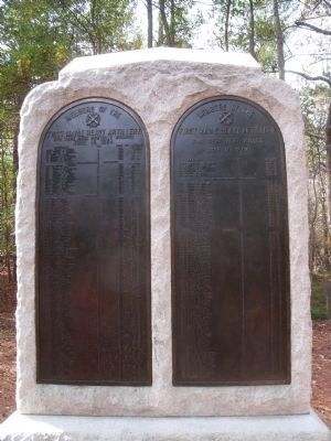 1st Maine Heavy Artillery Monument (rear). Click for full size. 1st Maine Heavy Artillery Monument (rear) image. Click for full size.