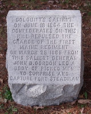 Colquitt’s Salient Marker. Click for full size. Colquitt’s Salient Marker image. Click for full size.
