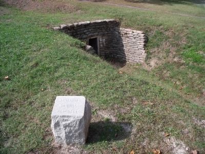 Entrance to Mines 48th Regiment Marker. Click for full size. Entrance to Mines 48th Regiment Marker image. Click for full size.