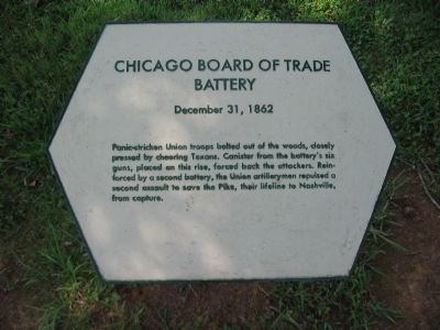 Chicago Board of Trade Battery Marker image. Click for full size.