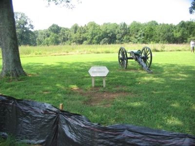 Marker and Cannons at the Tour Stop image. Click for full size.