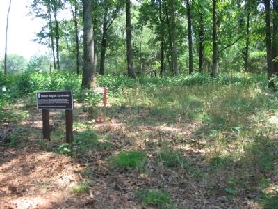 Marker and Earthworks. Click for full size. Marker and Earthworks image. Click for full size.