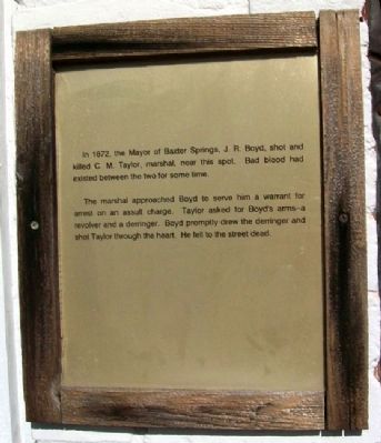 Murder of C. M. Taylor Marker. Click for full size. Murder of C. M. Taylor Marker image. Click for full size.