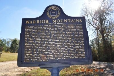 Warrior Mountains Marker image. Click for full size.
