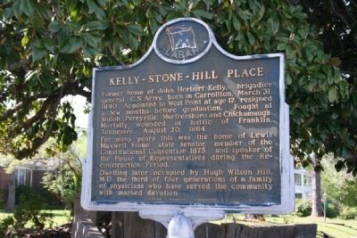 Kelly - Stone - Hill Place Marker. Click for full size. Kelly - Stone - Hill Place Marker image. Click for full size.