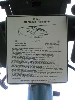 Cobra AH-1G/S/F Helicopter Marker image. Click for full size.