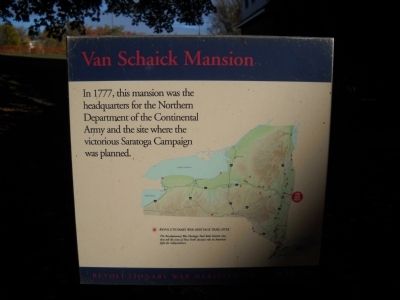 Van Schaick Mansion Marker image. Click for full size.