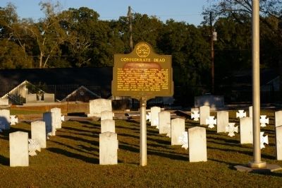 Confederate Dead Marker. Click for full size. Confederate Dead Marker image. Click for full size.