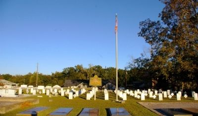 Confederate Dead Marker and Cemetery image. Click for full size.