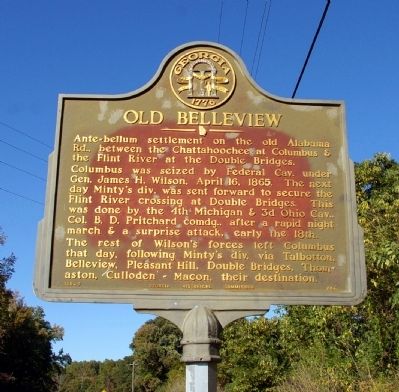 Old Belleview Marker image. Click for full size.