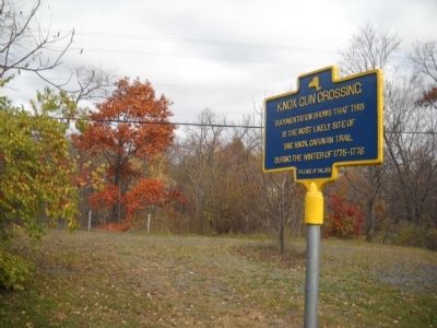 Marker in Pachaquack Nature Preserve. Click for full size. Marker in Pachaquack Nature Preserve image. Click for full size.