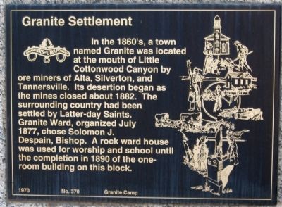 Granite Settlement Marker image. Click for full size.