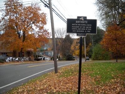 Marker in Kinderhook. Click for full size. Marker in Kinderhook image. Click for full size.