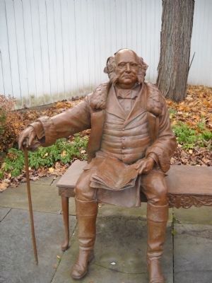 Statue of Martin Van Buren. Click for full size. Statue of Martin Van Buren image. Click for full size.