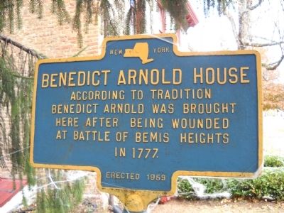 Benedict Arnold House Marker image. Click for full size.