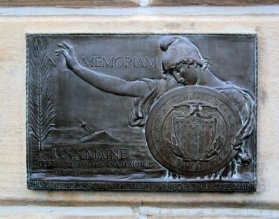 U.S.S. Maine Marker. Click for full size. U.S.S. Maine Marker image. Click for full size.