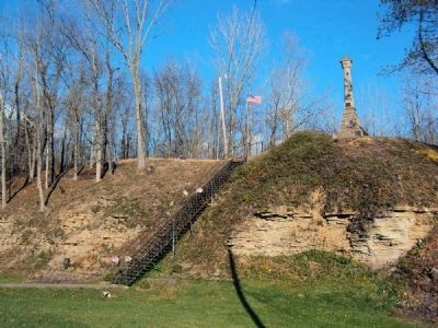 Civil War Monument Marker. Click for full size. Civil War Monument Marker image. Click for full size.