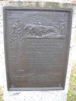 Gen. Henry Knox Trail Marker (Restored) image. Click for full size.