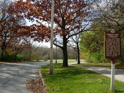 Charles Hart Homestead Marker. Click for full size. Charles Hart Homestead Marker image. Click for full size.