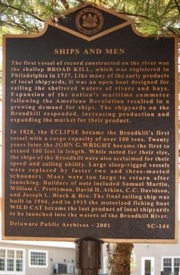 Ships and Men Marker image. Click for full size.