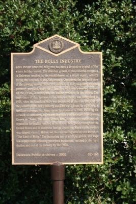 The Holly Industry Marker image. Click for full size.
