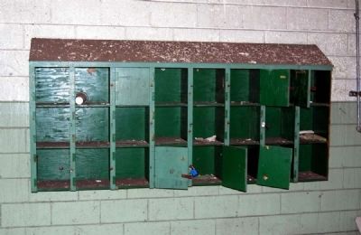 Chiquola Mill Ruins -<br>Interior Lockers image. Click for full size.