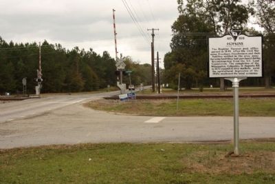 Hopkins Marker, at Hopkins Road and Lower Richland Blvd., looking north image. Click for full size.