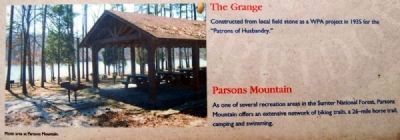 Abbeville County Marker -<br>Parsons Mountain. Click for full size. Abbeville County Marker -<br>Parsons Mountain image. Click for full size.