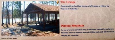 Abbeville County Marker -<br>Parsons Mountain image. Click for full size.