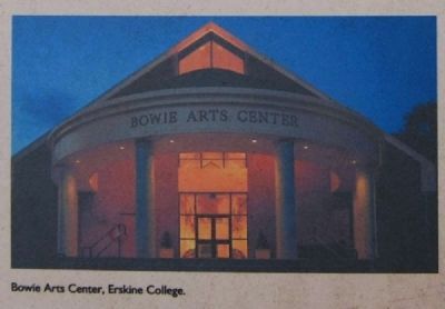 Bowie Arts Center, Erskine College image. Click for full size.