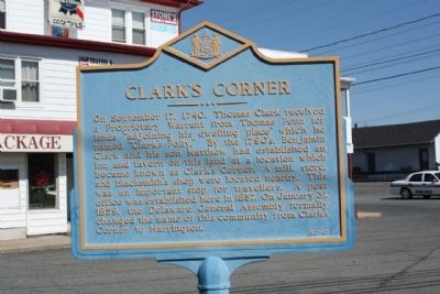 Clark's Corner Marker image. Click for full size.