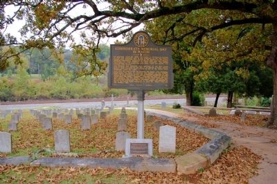 Confederate Memorial Day in Macon Marker. Click for full size. Confederate Memorial Day in Macon Marker image. Click for full size.