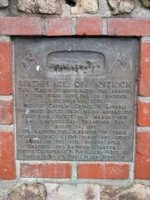 Birthplace of Antioch Marker image. Click for full size.