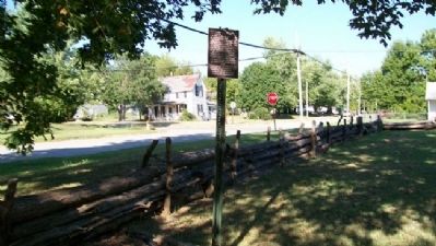 Fort Blair Breastworks Marker. Click for full size. Fort Blair Breastworks Marker image. Click for full size.