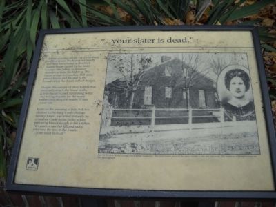 “. . . your sister is dead.” Marker image. Click for full size.