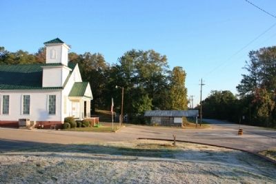 Ebenezer Church and Highway 22 image. Click for full size.
