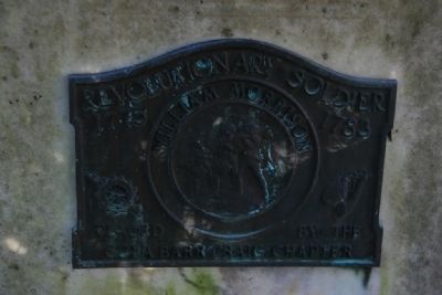 Revolutionary Soldier Marker for William Morrison image. Click for full size.
