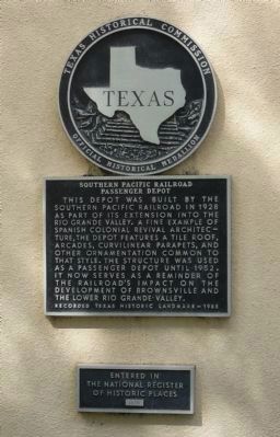 Southern Pacific Railroad Passenger Depot ... Marker - Panel 1. Click for full size. Southern Pacific Railroad Passenger Depot ... Marker - Panel 1 image. Click for full size.