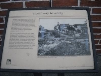 a pathway to safety Marker image. Click for full size.