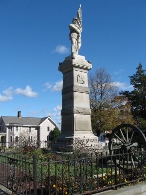 Poughkeepsie Civil War Memorial image. Click for full size.