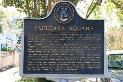 Fairoaks Square Marker image. Click for full size.