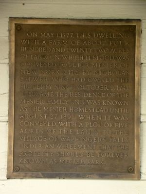 Mesier Park Marker. Click for full size. Mesier Park Marker image. Click for full size.