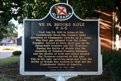 VII In. Brooke Rifle # S-5 Marker image. Click for full size.